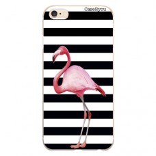 Capa para iPhone 6 Plus Case2you - Flamingo Listrado
